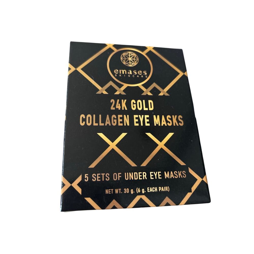 Emases Skincare 24K Gold Collagen Eye Masks - NEW 5 sets